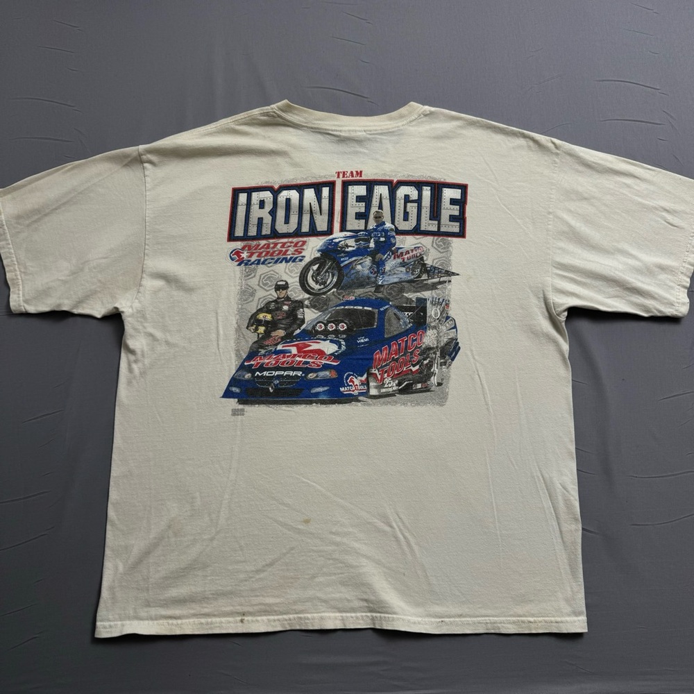 Gildan Racing NHRA Matco Tools Vintage T-Shirt White 2XL Ultra‎ Cotton